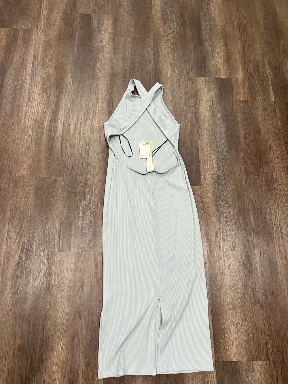 H&M Teal Ribbed Tank Maxi Dress - Picture 4 of 7